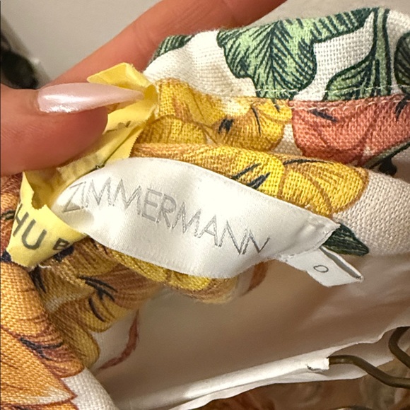 Zimmermann Yellow and Pink Floral Dress - Picture 2 of 8